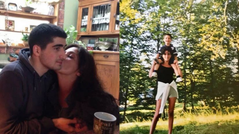 მნაჩო გიორგობიანი შვილთან ერთად