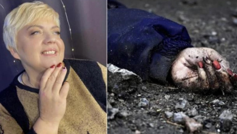 ბუჩაში მოკლული ქალი