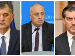 სოზარ სუბარი, დიმიტრი ხუნდაძე და მიხეილ ყაველაშვილი