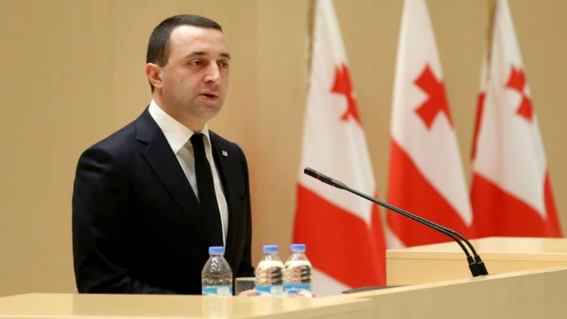 საქართველოს პრემიერ-მინისტრი ირაკლი ღარიბაშვილი პარლამენტში
