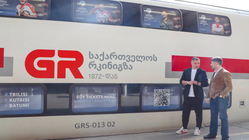 თბილისიდან ბათუმის მიმართულებით პირველი დაბრენდილი მატარებელი გაემგზავრა