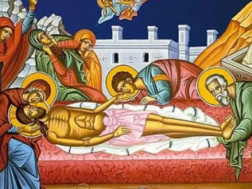 მართლმადიდებელი ეკლესია იესო ქრისტეს საფლავად დადებას აღნიშნავს