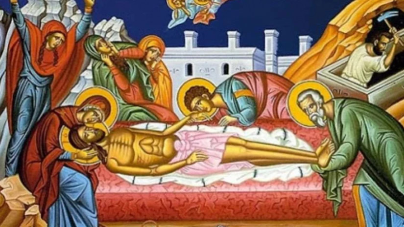 მართლმადიდებელი ეკლესია იესო ქრისტეს საფლავად დადებას აღნიშნავს