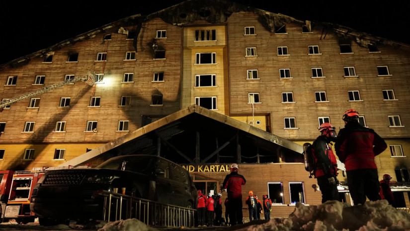 სასტუმროში გაჩენილი ხანძარი