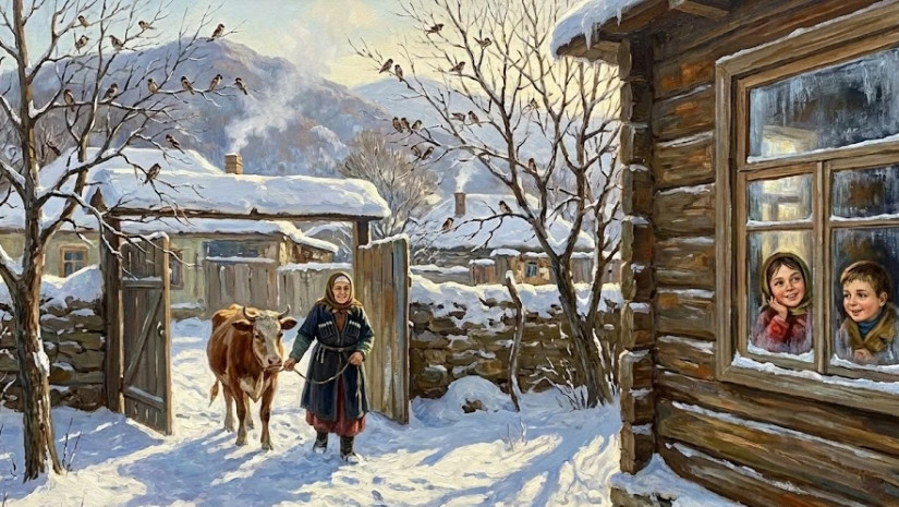 ზამთარი, თოვლი, ახალი წელი