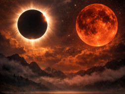 „სისხლიანი მთვარე“ და მზის დაბნელება