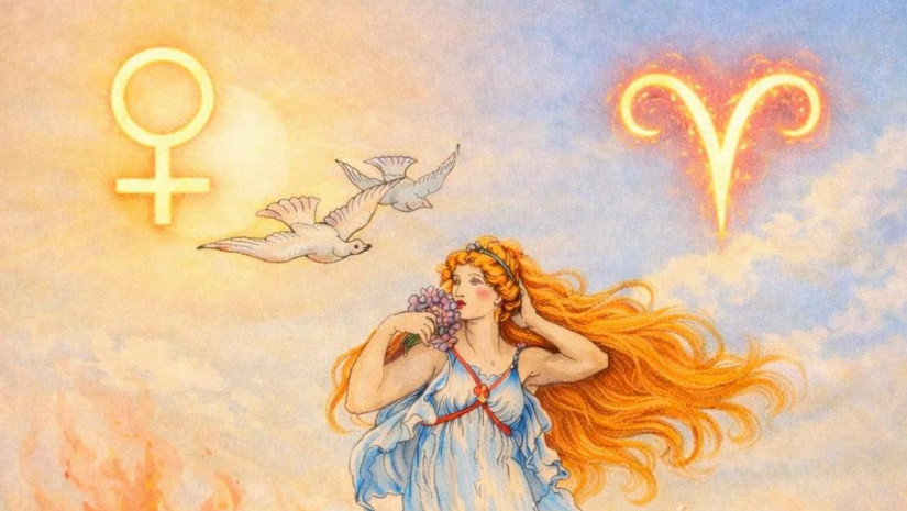 ვენერას ინგრესია ვერძში