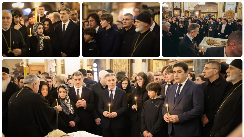 საქართველოს პატრიარქის პანაშვიდი სამების საკათედრო ტაძარში 