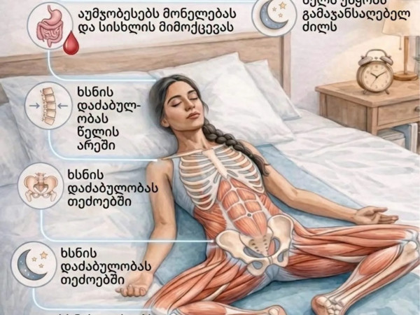 დაღლილი- პოზა