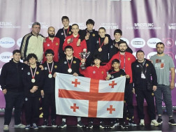 მოჭიდავეთა ნაკრებმ