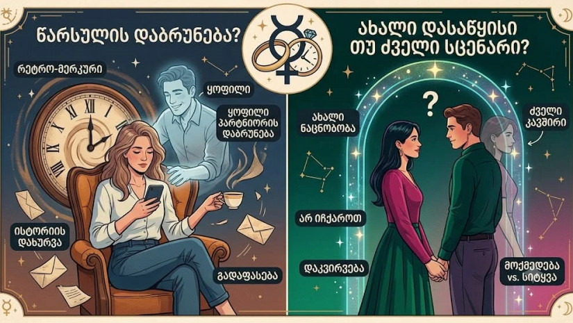 რეტროგრადული მერკური და ურთიერთობები